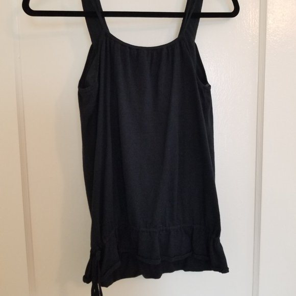 AphOrism Women's Small Black Bejeweled Knit Tank Top - Picture 7 of 8